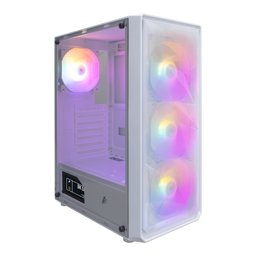 Корпус 1stPlayer FD3 White FD3-WH-4F1-W, без БП, ATX