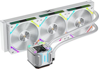 Жидкостное охлаждение 1stPlayer F.A.S.T. FT-360 White (FT-360-WH) (LGA1700 Ready)