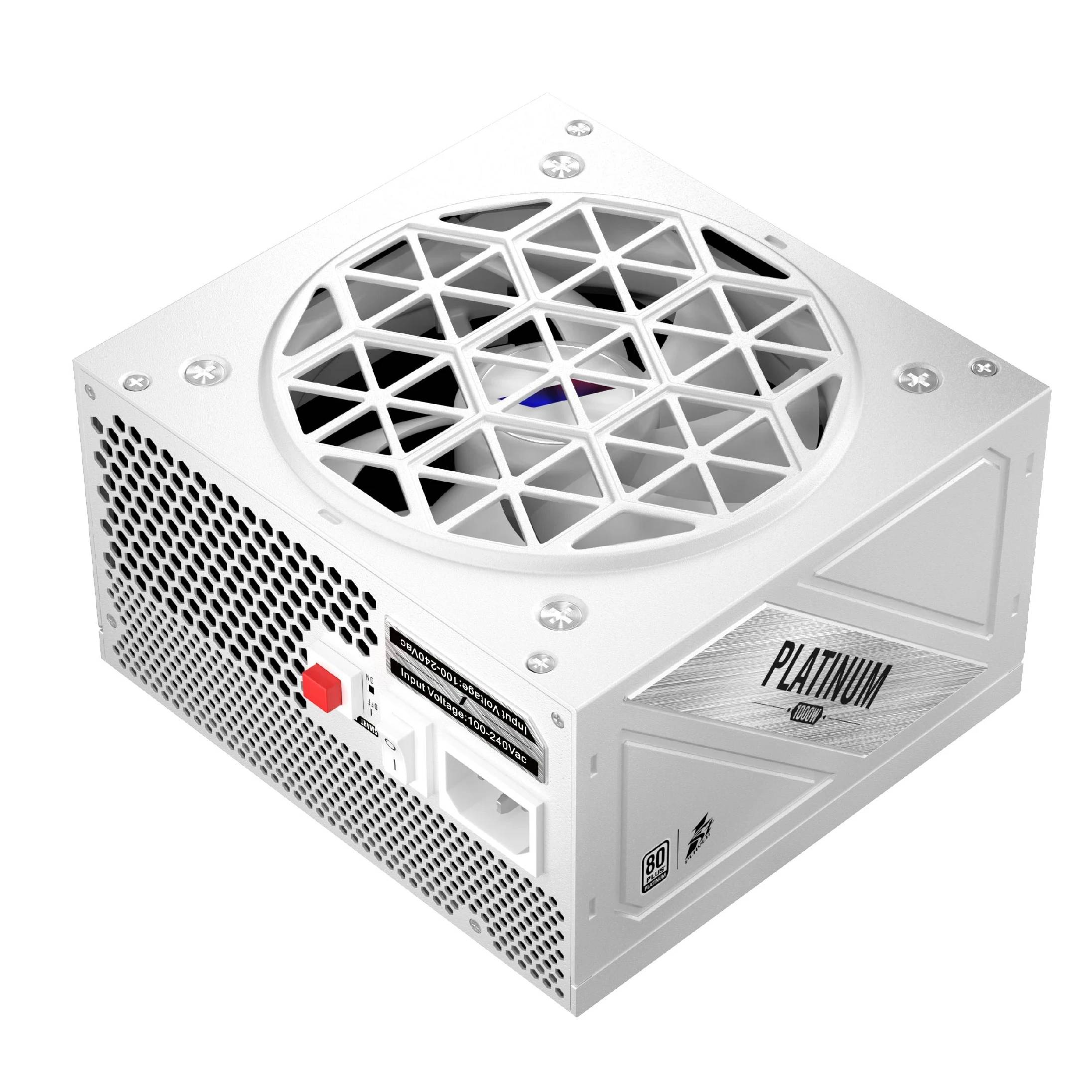 Блок питания 1300Вт, 1stPlayer NGDP Platinum 1300W White HA-1300BA3-WH, 80 Plus Platinum, APFC, ATX