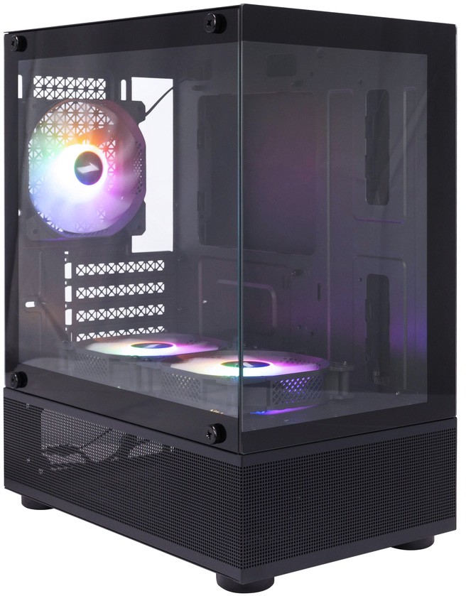 Корпус 1stPlayer MIKU MIKU Mi2-A Black Mi2-A-BK-2F1R-1F1, без БП, mATX
