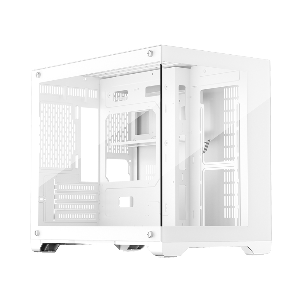 Корпус 1stPlayer MEGAVIEW MV6-T White MV6-TP-WH, без БП, mATX
