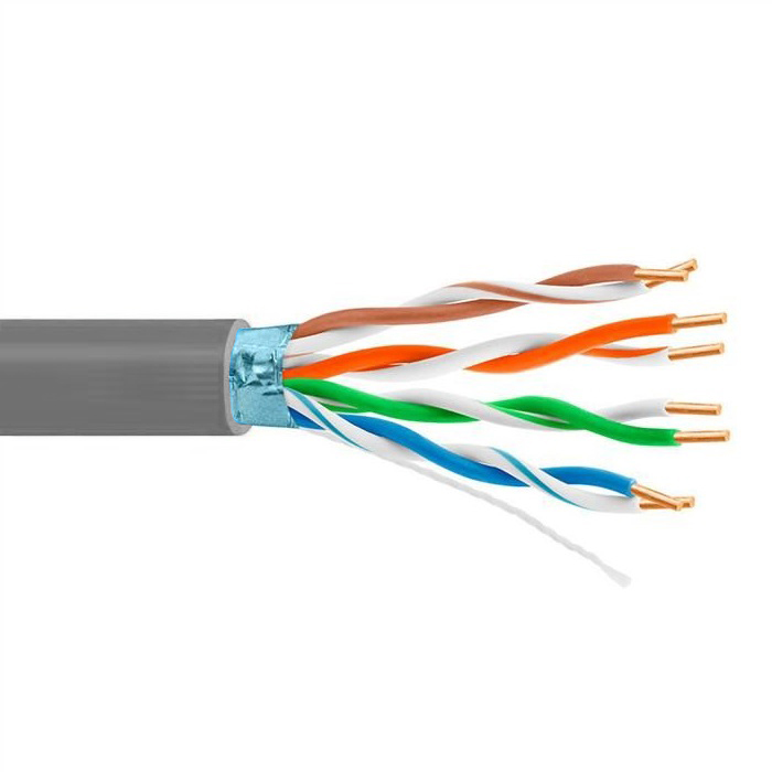 FTP кабель бухта 305м cat.5e 5bites FS5505-305C, серый