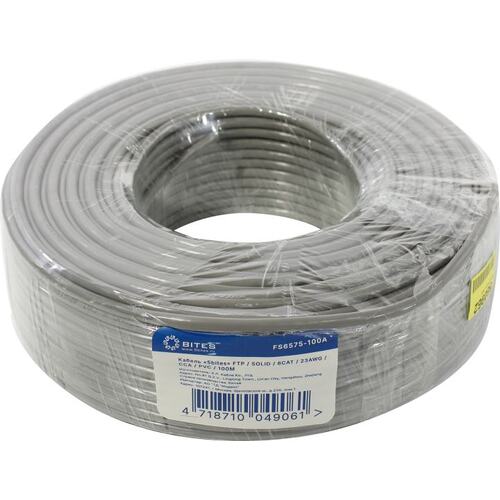 FTP кабель бухта 100м cat.6 5bites FS6575-100A