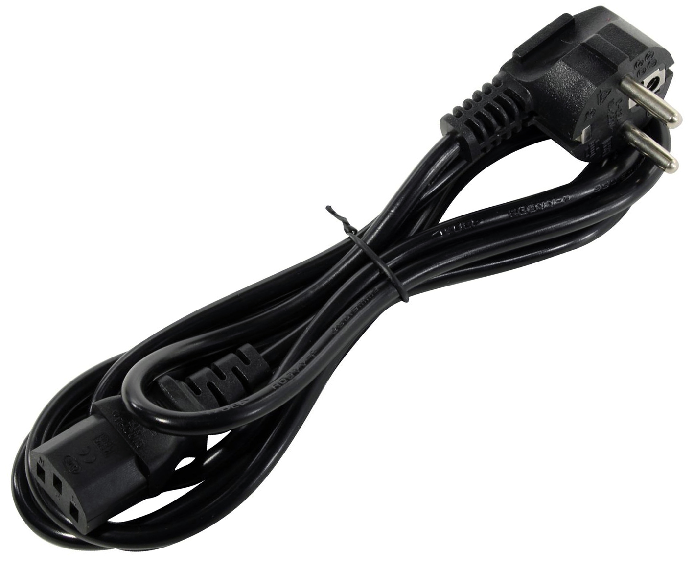 Кабель компьютер - сеть 220V, 1.8м, 5bites PC205-18A