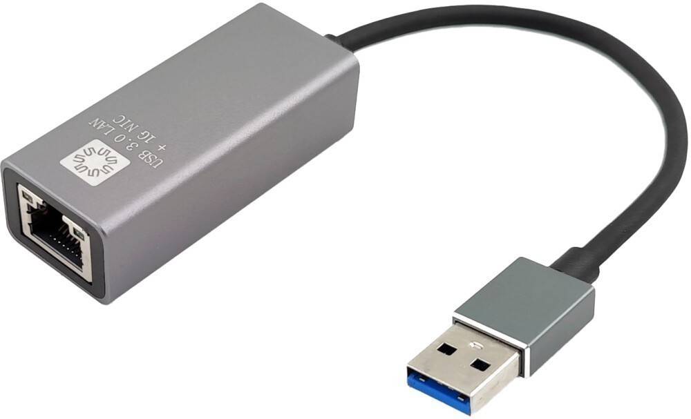 Сетевая карта 5bites UA3-45-13BK, 1000Mbps, USB