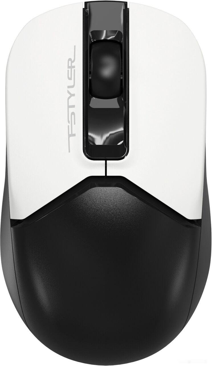 Мышь A4Tech Fstyler FB12S, черный/белый