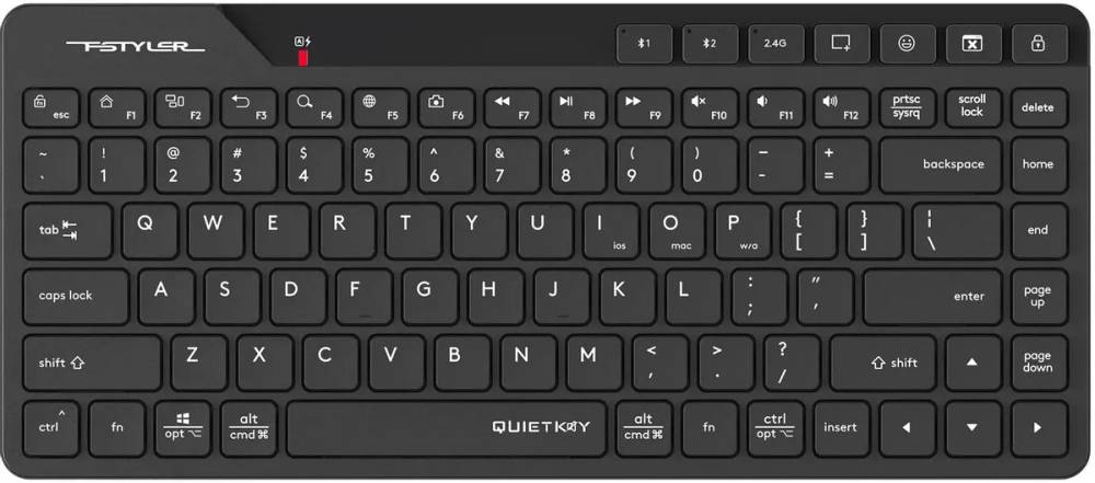 Клавиатура A4Tech Fstyler FBK26C AS, черный