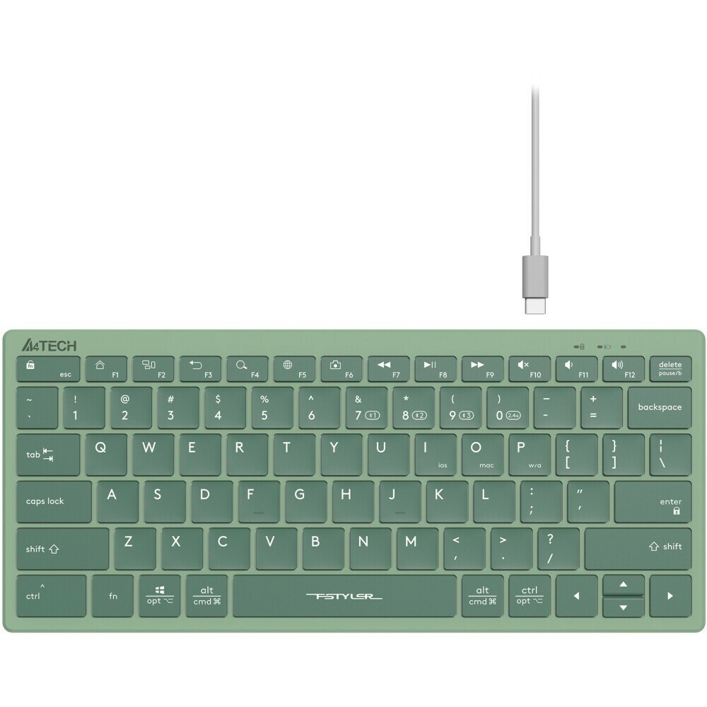 Клавиатура A4Tech FBX51C, зеленый