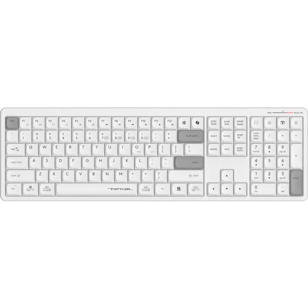 Клавиатура A4Tech Fstyler FBX55C, белый
