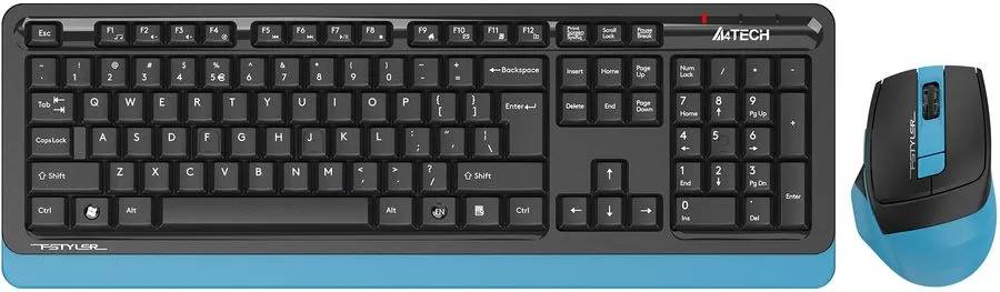 Набор A4Tech FStyler FG1035, черный/синий