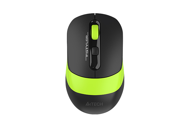 Мышь A4Tech Fstyler FG10CS Air, черный/зеленый