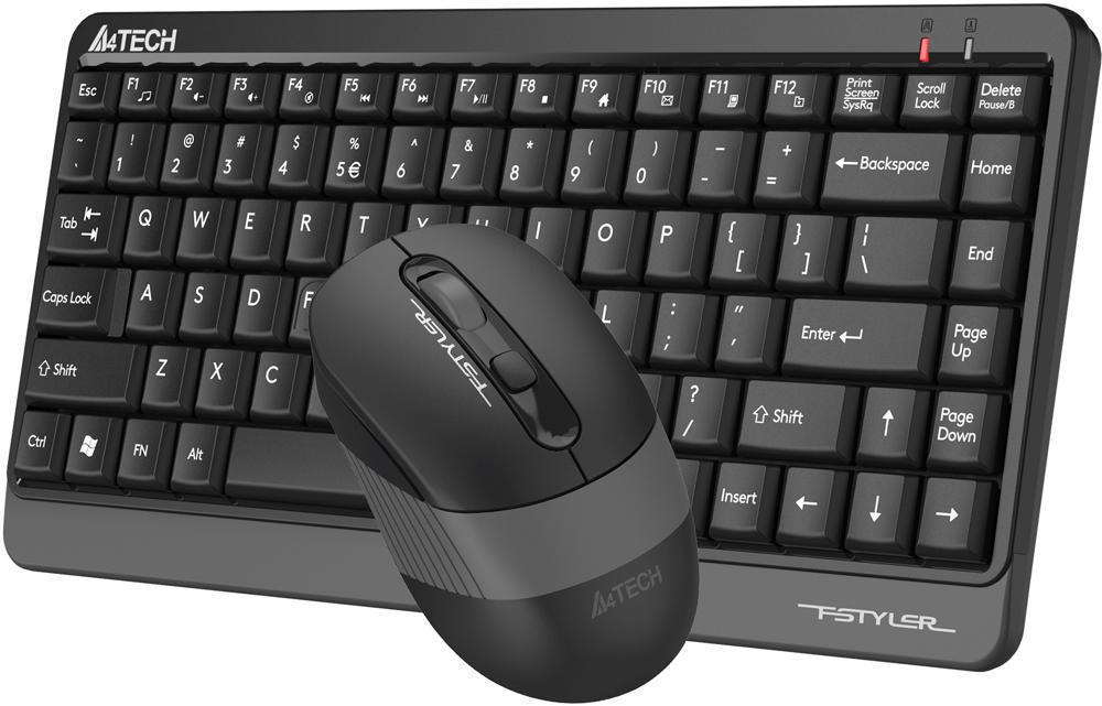 Набор A4Tech Fstyler FG1110, черный/серый