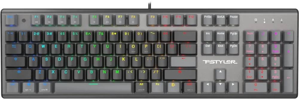 Клавиатура A4Tech Fstyler FS100 Neon, черный