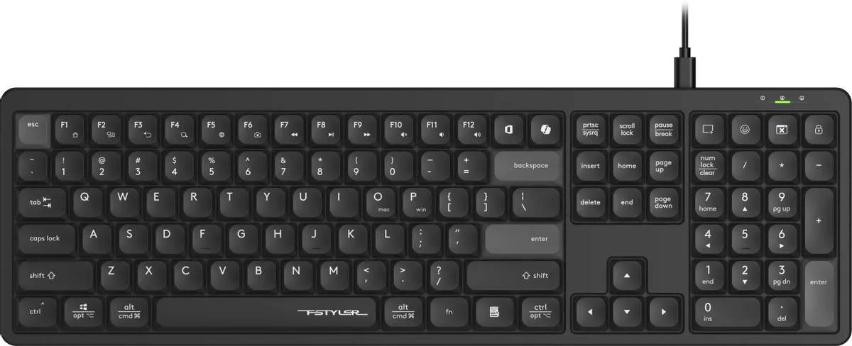 Клавиатура A4Tech Fstyler FX55, черный