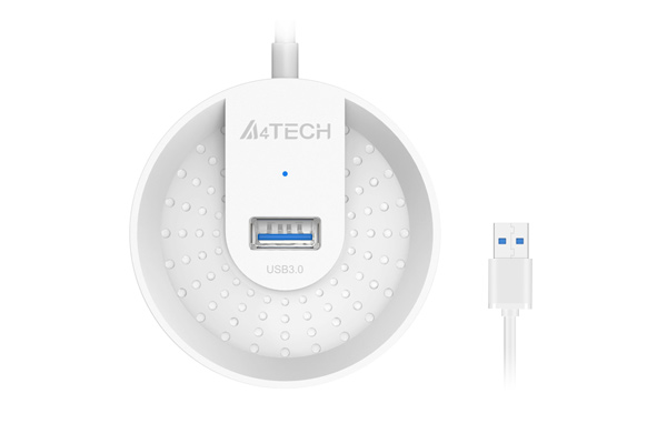 Разветвитель USB3.0 A4Tech HUB-30 White, 1in - 4out