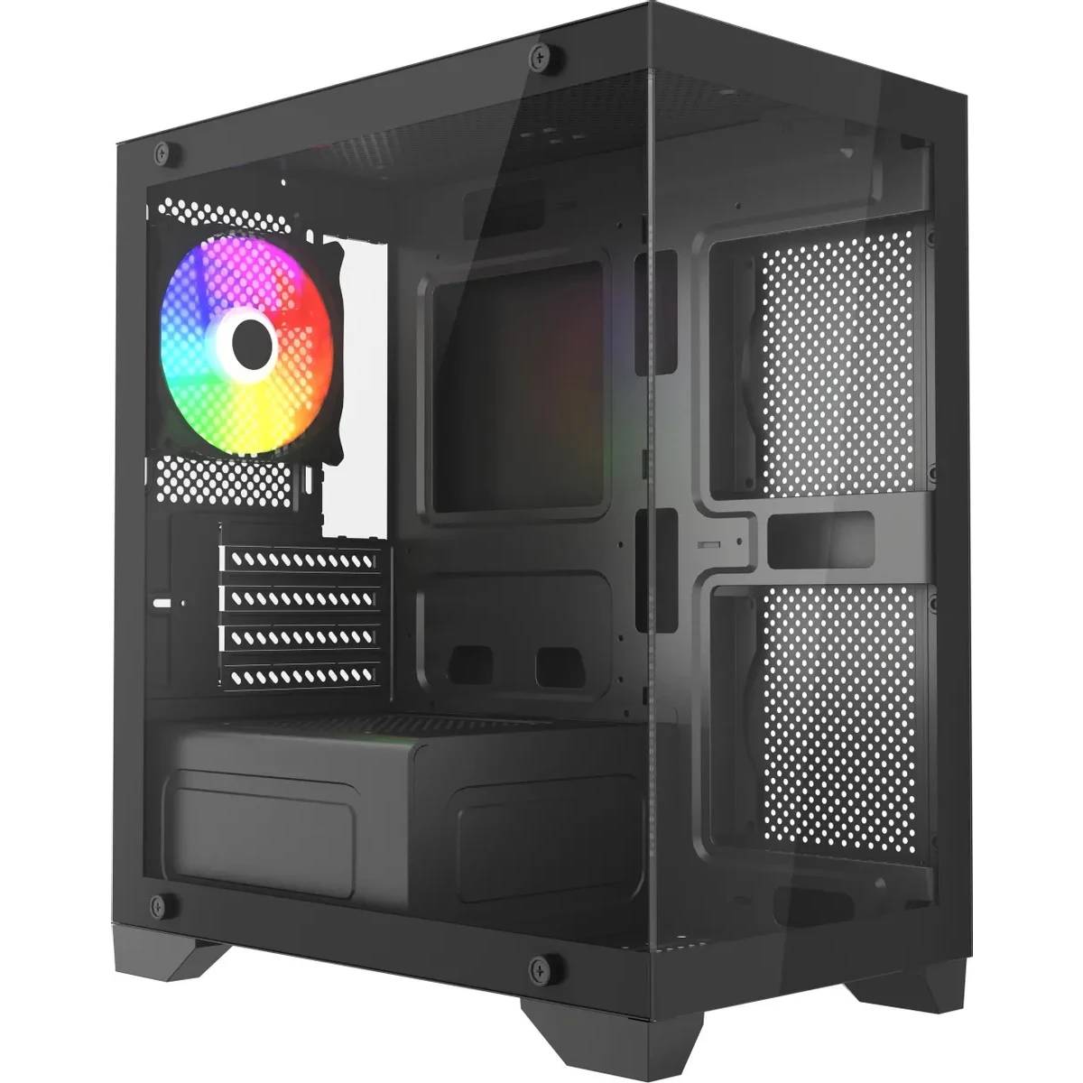 Корпус Accord ACC-350-02B черный, без БП, mATX