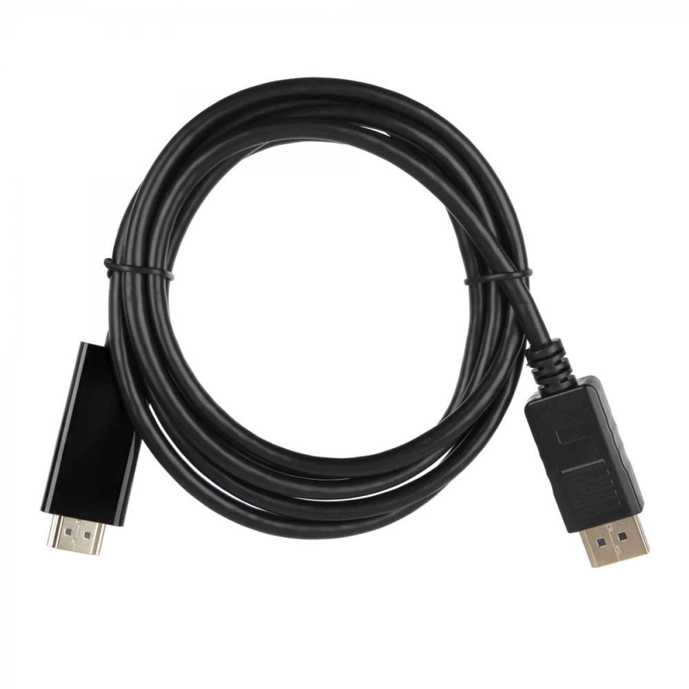 Кабель DP (20M) - HDMI (19M), 1.8м, ACD ACD-DDHM2-18B, черный