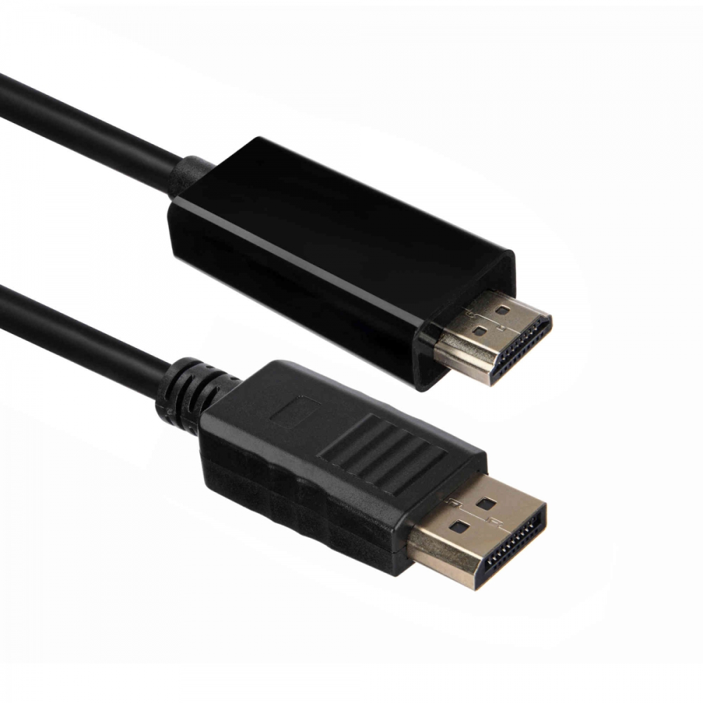 Кабель DP (20M) - HDMI (19M), 3м, ACD ACD-DDHM2-30B, черный