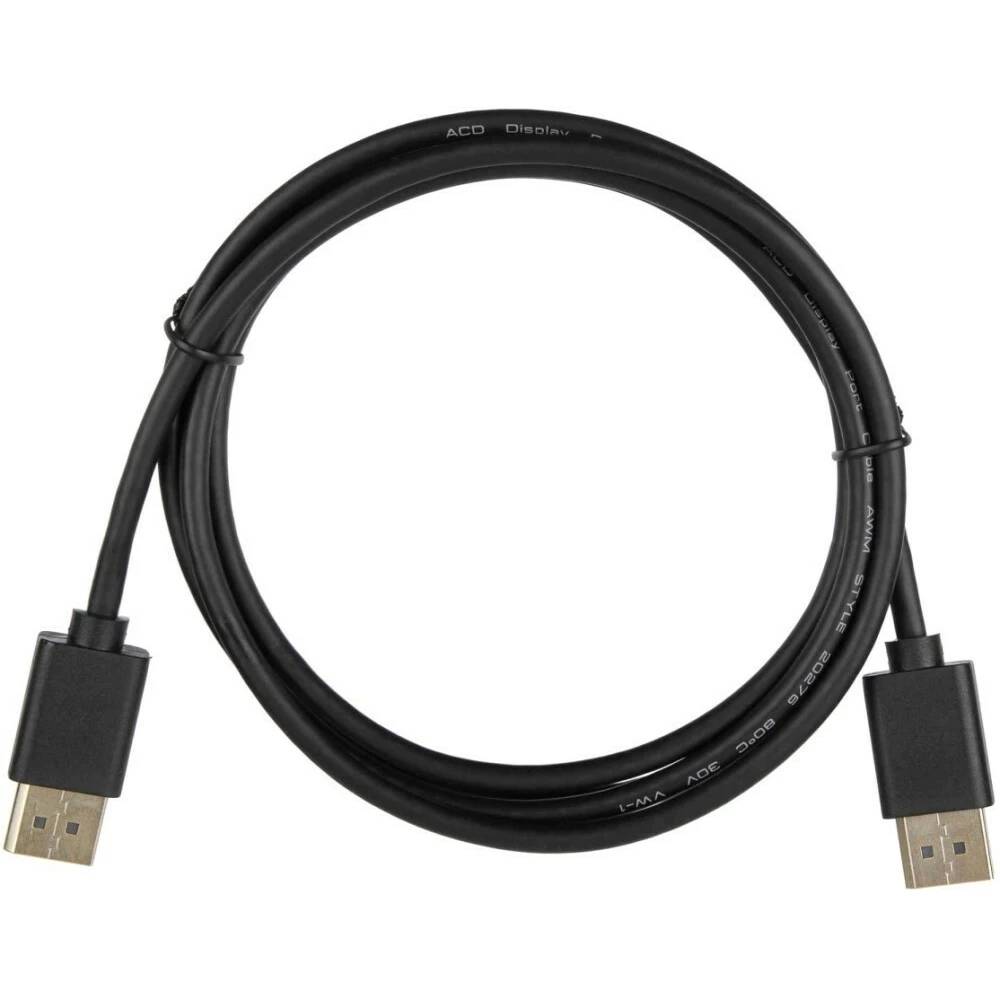 Кабель DP (20M) - DP (20M), 1м, ACD ACD-DDPM2-10B, черный