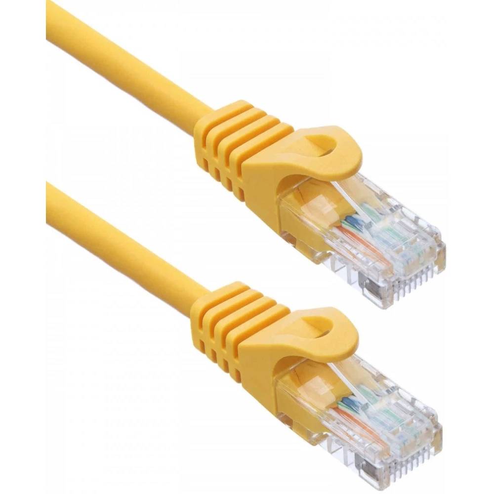Патч-корд 0.5м, UTP cat.5e, ACD ACD-LPU5E-5DY, желтый