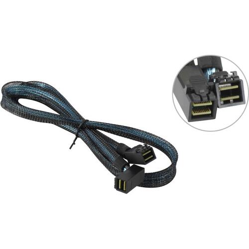 Кабель miniSAS 0.75м ACD ACD-RA8643-08M, черный