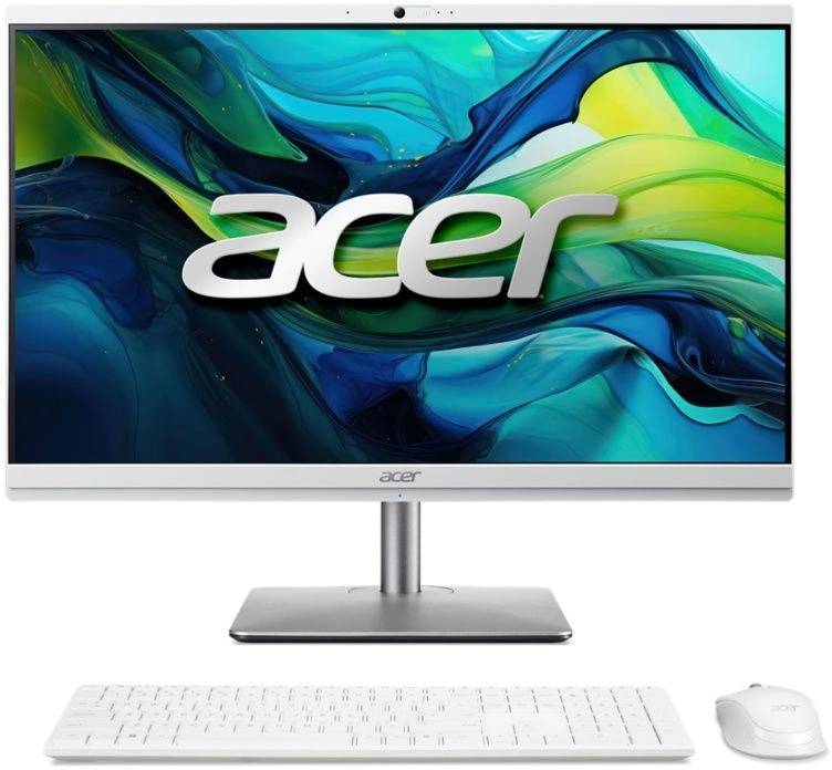 Моноблок Acer Aspire C24-195ES (DQ.BM5CD.001), 23.8" IPS, Core Ultra 7 155U/ 16Gb/ 512SSD/ Silver