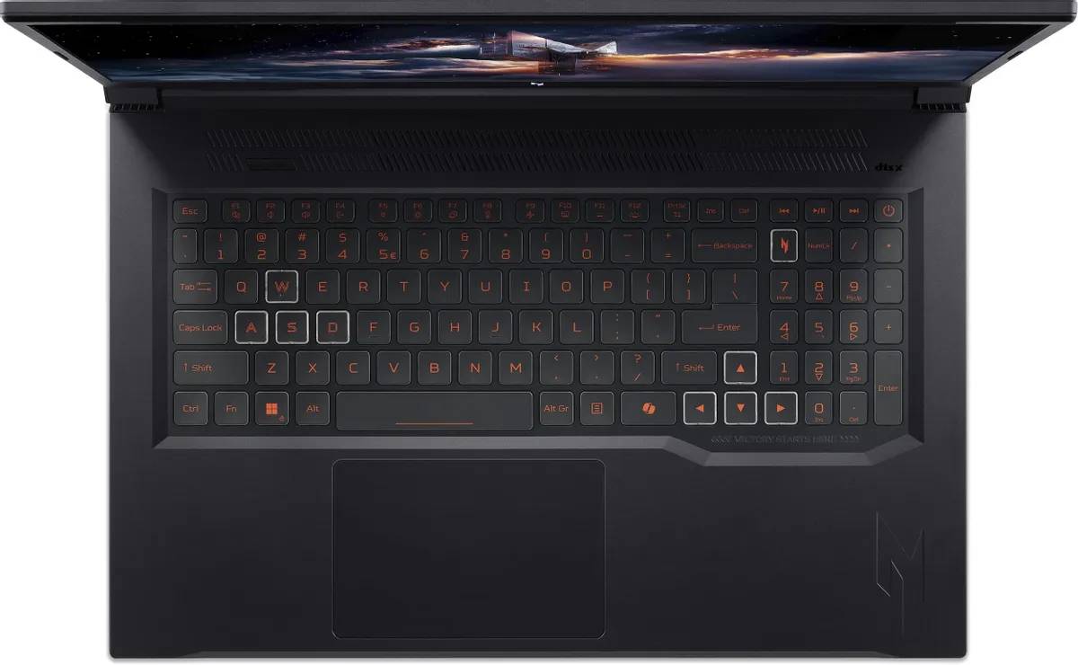 Ноутбук Acer Nitro V 17 AI ANV17-41-R1E4, 17.3" IPS, Ryzen 7 260/ 16Gb/ 512SSD/ RTX 5060 8Gb/ Black (NH.QYVCD.00B)