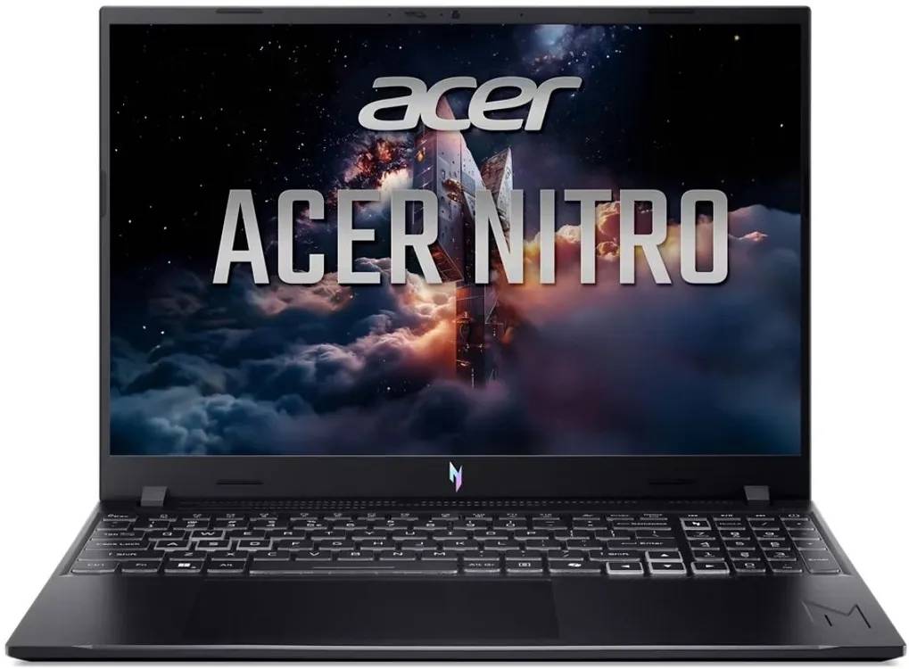 Ноутбук Acer Nitro V 16S ANV16-I31-71BH, 16" IPS, Core 7 240H/ 16Gb/ 512SSD/ RTX 5060 8Gb/ Black (NH.U5CCD.002)