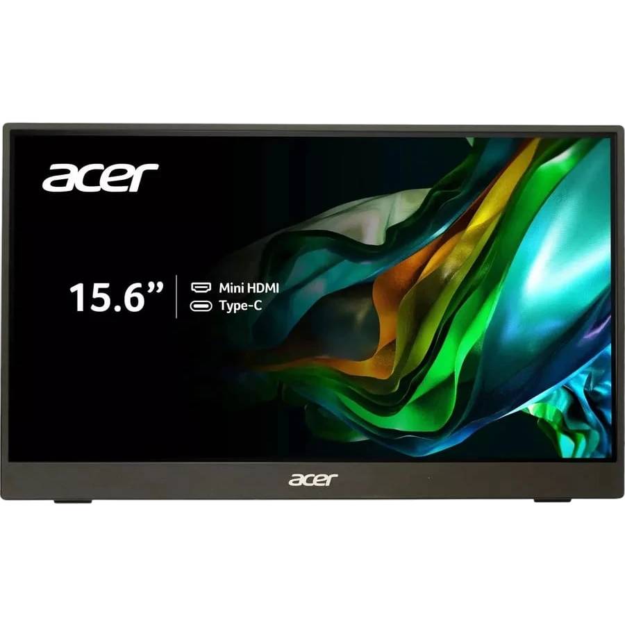 Монитор 15.6" Acer PM161QJbmiuux, 1920x1080, IPS, 60Hz, Speakers (mini HDMI, USB Type-C)