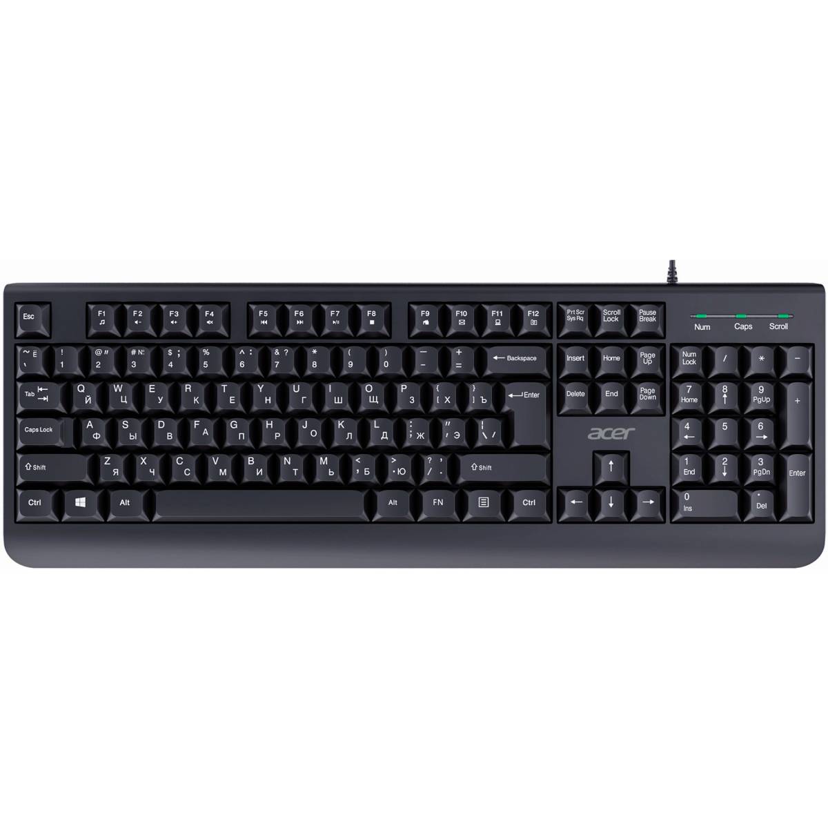 Клавиатура Acer OKW400 ZL.KBDEE.01C, USB, черный