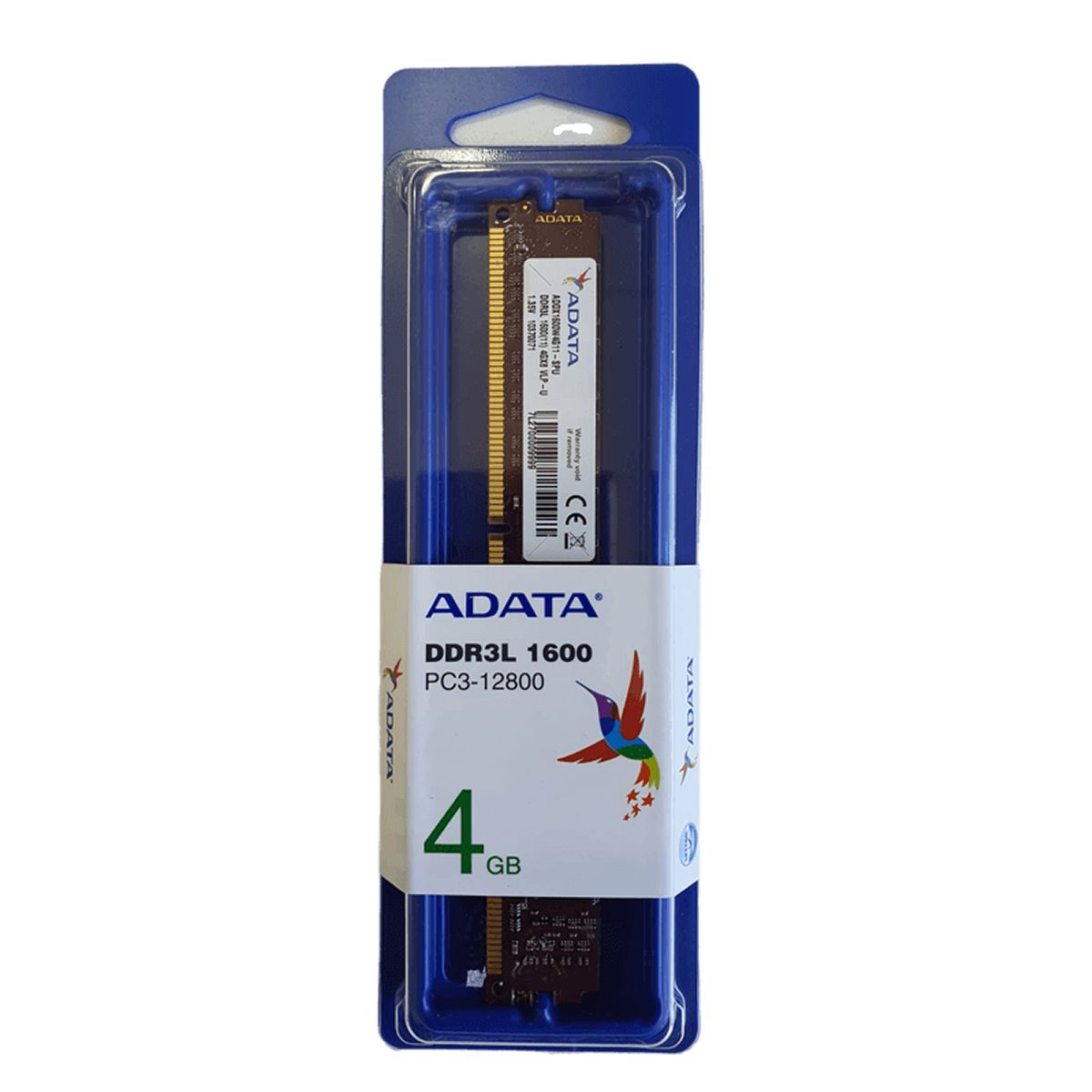 Оперативная память 4Gb AData ADDX1600W4G11-SPU, DDR III, PC-12800, 1600MHz, 1.35V