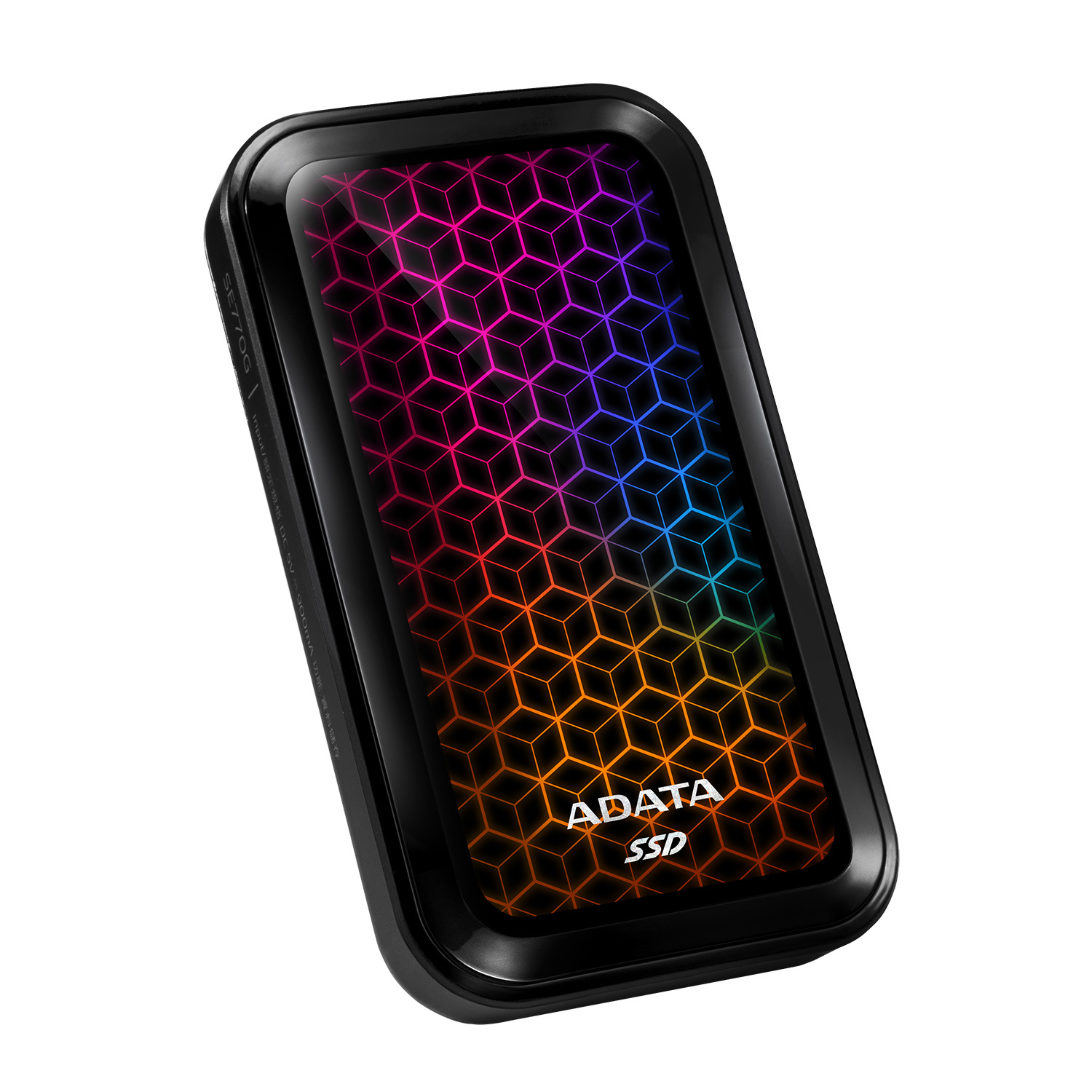 Внешний SSD 1Tb AData SE770G ASE770G-1TU32G2-CBK, USB Type-C, Black