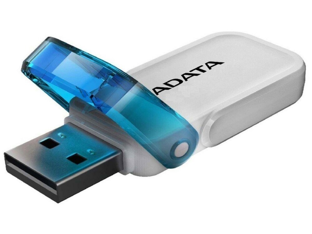64Gb AData AUV240-64G-RWH, USB2.0, White