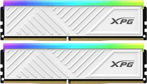 Оперативная память 16Gb AData XPG Spectrix D35 RGB White AX4U32008G16A-DTWHD35G, DDR IV, PC-25600, 3200MHz, kit 2x8Gb