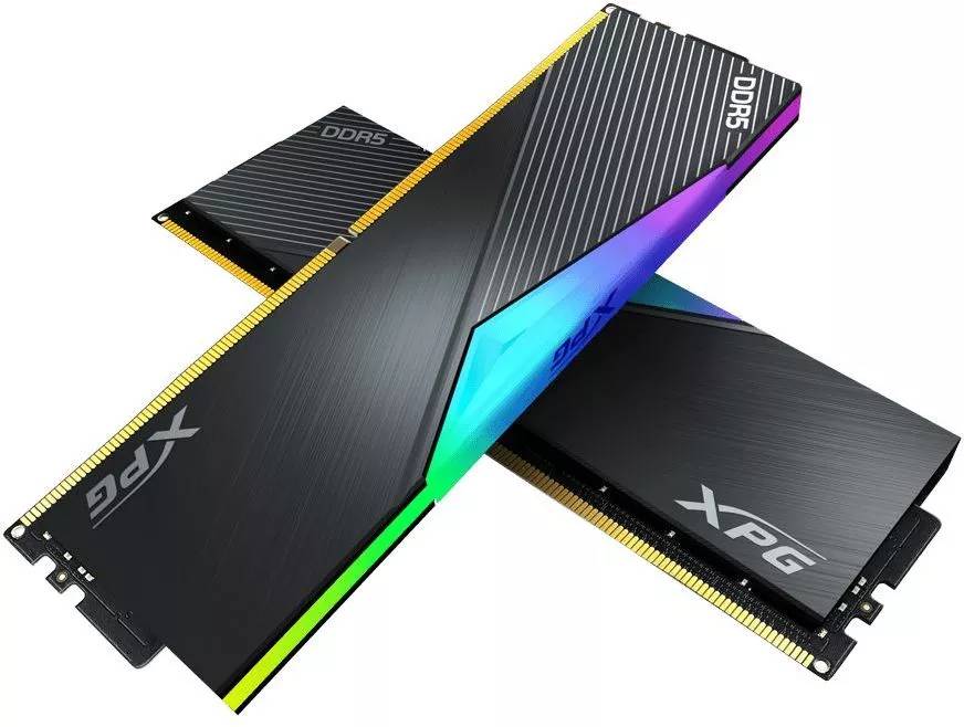 Оперативная память 32Gb AData XPG Lancer RGB Black AX5U6000C3016G-DCLARBK, DDR V, PC-48000, 6000MHz, kit 2x16Gb