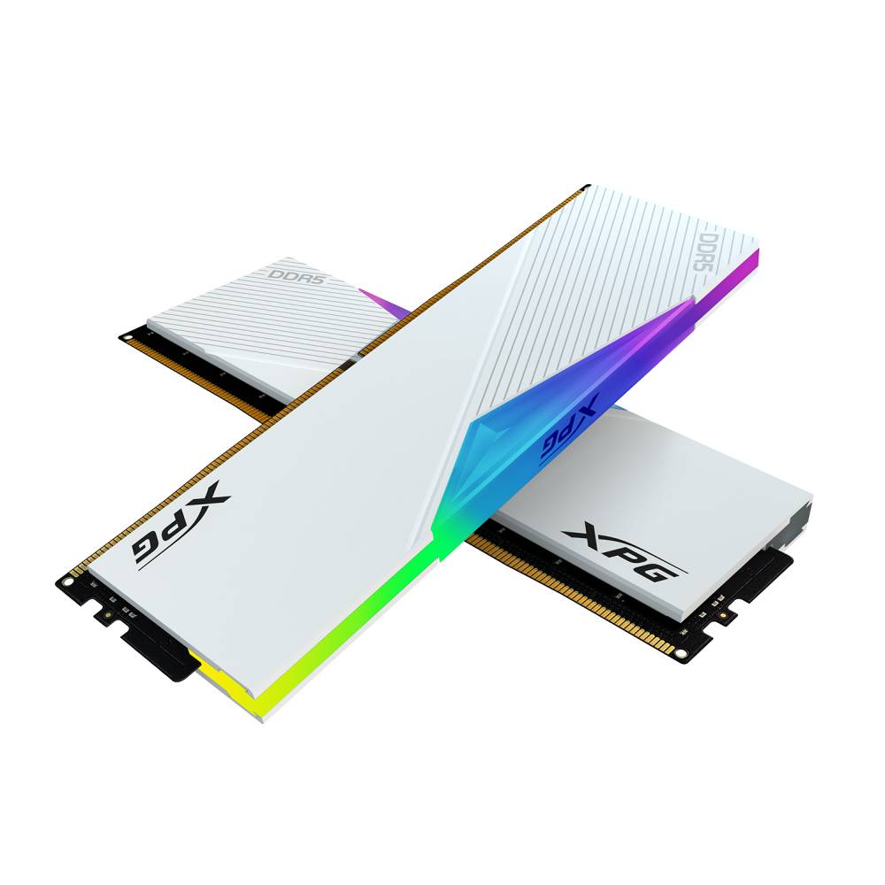 Оперативная память 32Gb AData XPG Lancer RGB White AX5U7200C3416G-DCLARWH, DDR V, PC-57600, 7200MHz, kit 2x16Gb