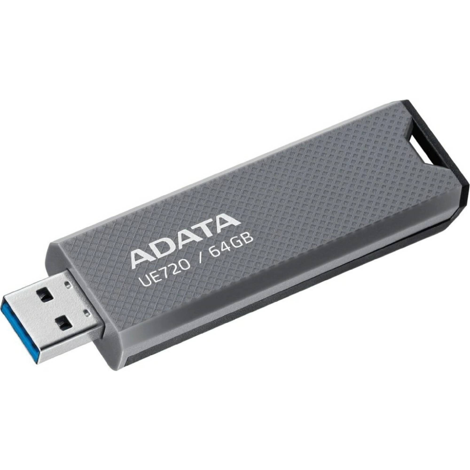 64Gb AData UE720 UE720-64G-CGY/BK, USB3.2, серый/черный