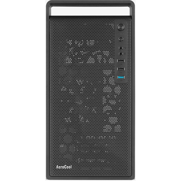 Корпус AeroCool Cs-109-S-BK-v1, без БП, mATX