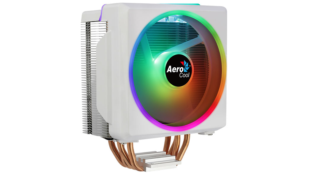 Кулер AeroCool Cylon 4F WH ARGB PWM 4P, 145W