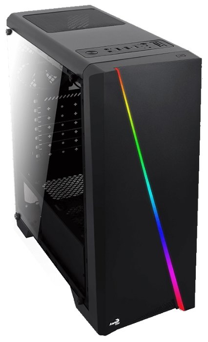 Корпус Aerocool Cylon Mini Black (ACCS-PV12012.11), без БП, mATX