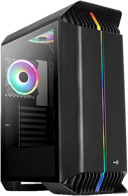 Корпус Aerocool Gladiator Duo-G-BK-v1, без БП, ATX, черный