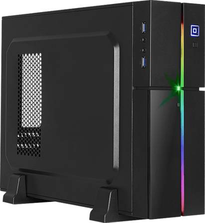 Корпус Aerocool Playa Slim Black, без БП, mATX
