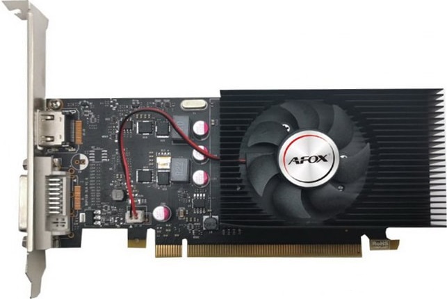 Видеокарта GeForce GT 1030, 2Gb GDDR5 64bit, AFox AF1030-2048D5L5-V2, RTL