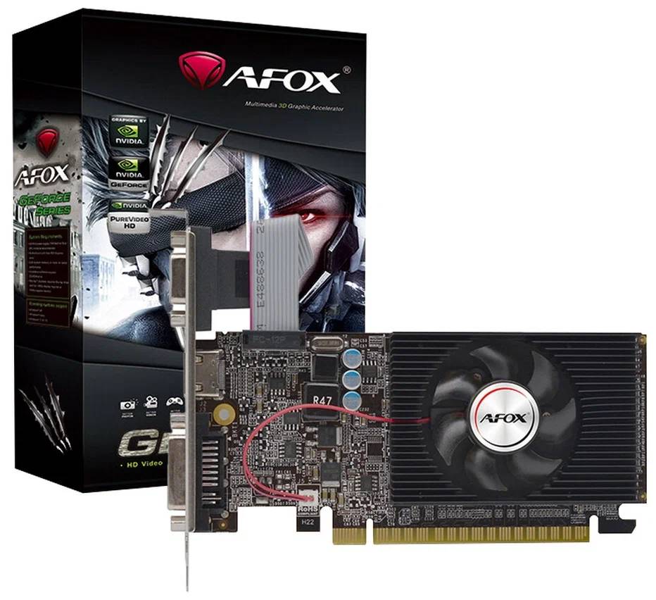 Видеокарта GeForce GT 610, 1Gb GDDR3 64bit, Afox AF610-1024D3L7-V6, RTL