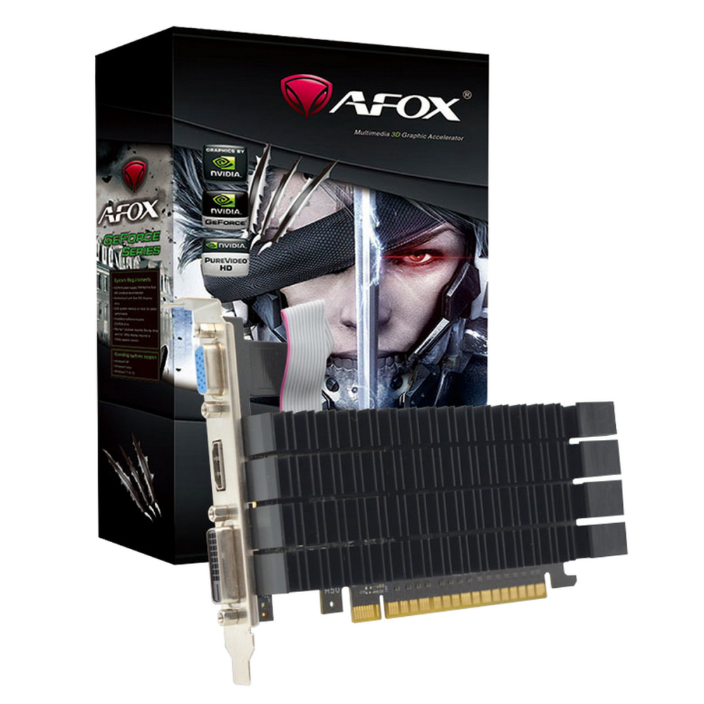Видеокарта GeForce GT 730, 2Gb DDR3 128bit, AFox AF730-2048D3L3-V3, RTL