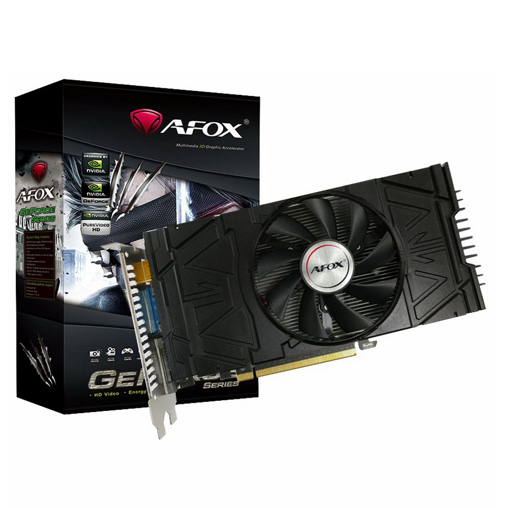 Видеокарта GeForce GTX 750 Ti, 4Gb GDDR5 128bit, AFox AF750TI-2048D5H5-V2, RTL