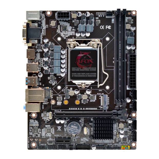 Материнская плата Afox IH510-MA2-V2, LGA1200, (DVI, VGA, HDMI), 2xDDR IV, mATX