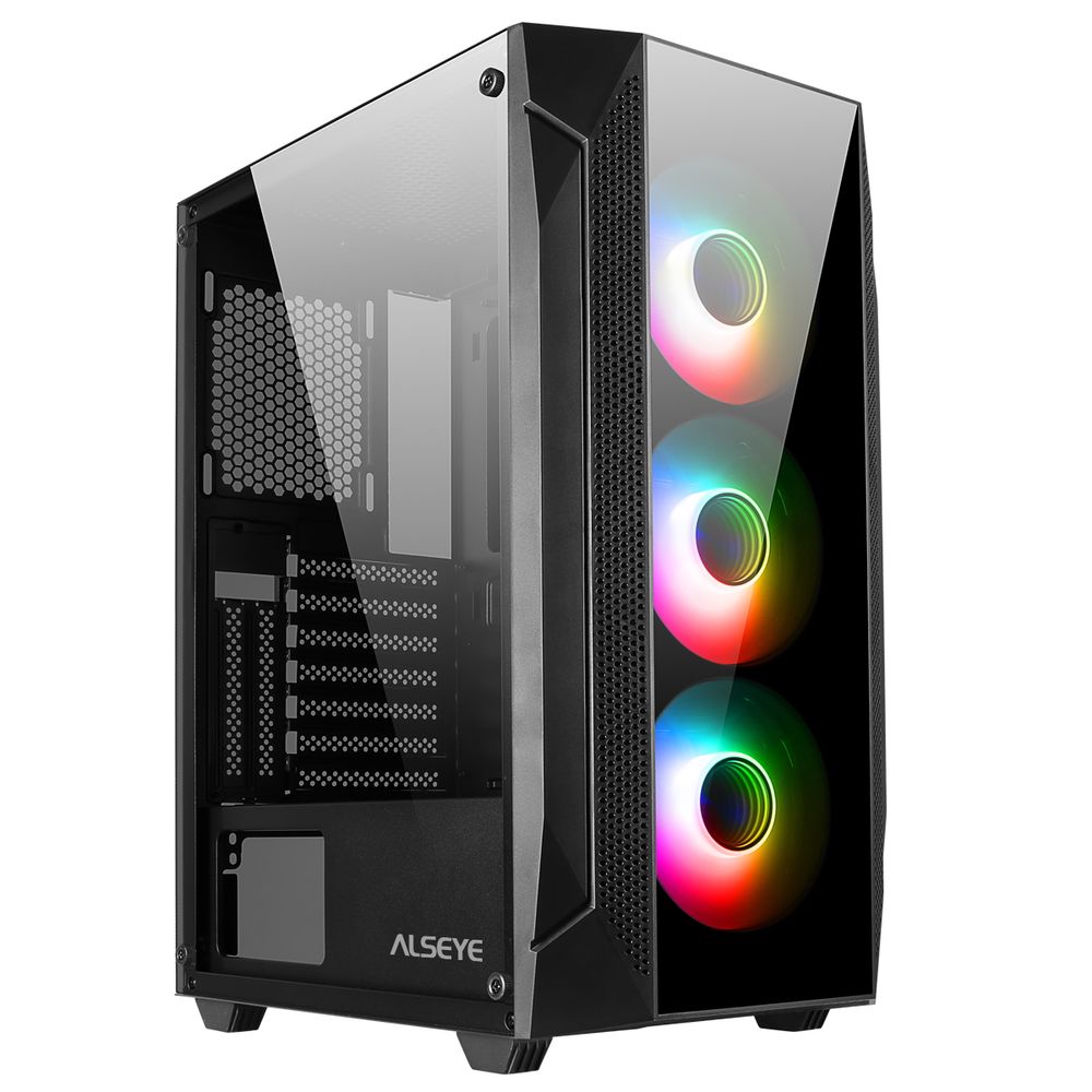 Корпус Alseye Phantom 1.0-BK, без БП, ATX