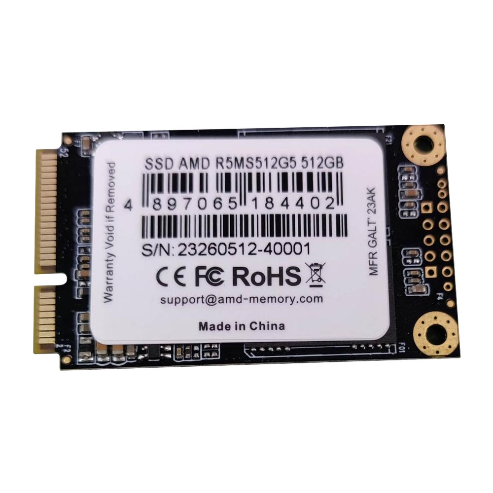 512Gb SSD AMD Radeon Client R5MS512G5, (553/480), mSATA