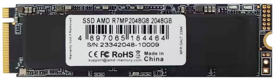 2Tb SSD AMD Radeon R7 R7MP2048G8, (5100/4600), NVMe M.2